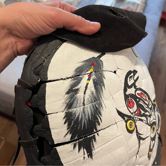 Vintage Native American Turtle Shell Suede shoulder bag purse - Picture 8 of 10